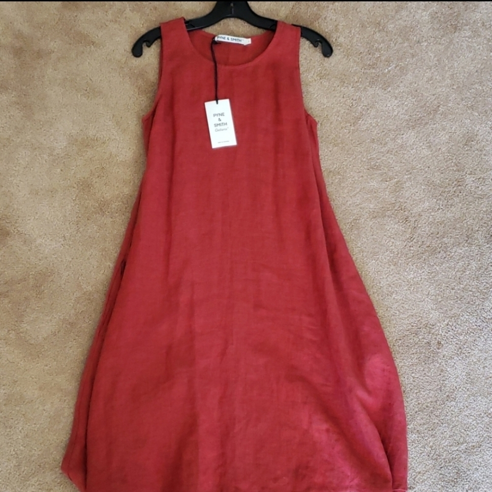 ISO P&S red sleeveless swingy